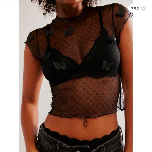 Free People flutter by tee NWT size M - Picture 2 of 6